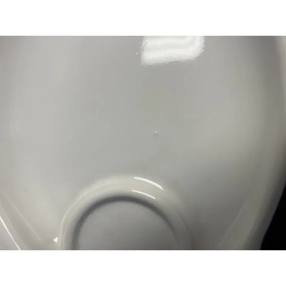 3x Vintage Pfaltzgraff Hearth Seafood Cocktail Server Plate White 247‎ Fish Dish